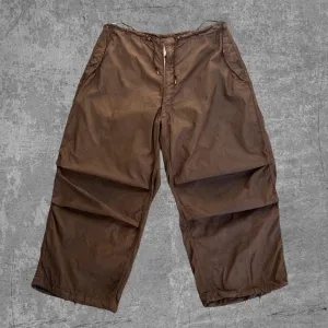 1990S VINTAGE MILITARY OVERPANTS - BROWN