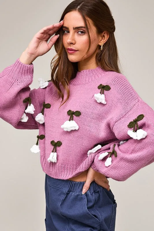 3D Tulip Sweater