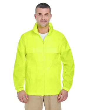 Adult Full-Zip Hooded Pack-Away Jacket