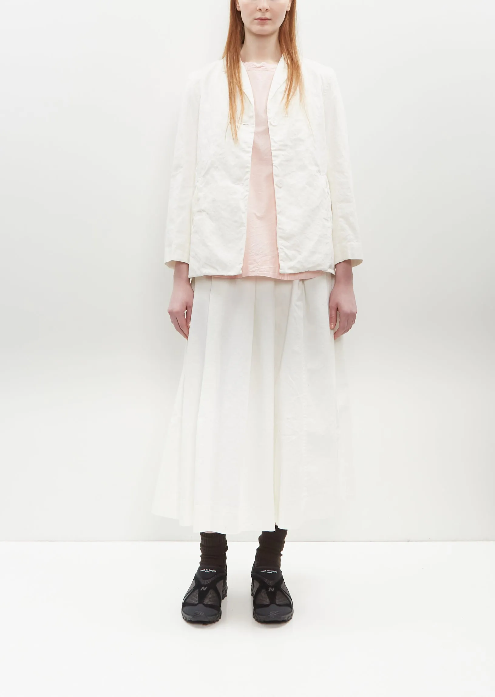 Air Linen-Cotton Jacket — Off White