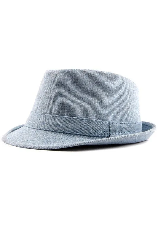 CASUAL DENIM RETRO STYLE FEDORA