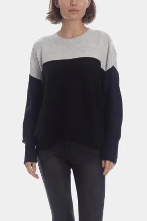 Colorblock Visible Seam Sweater