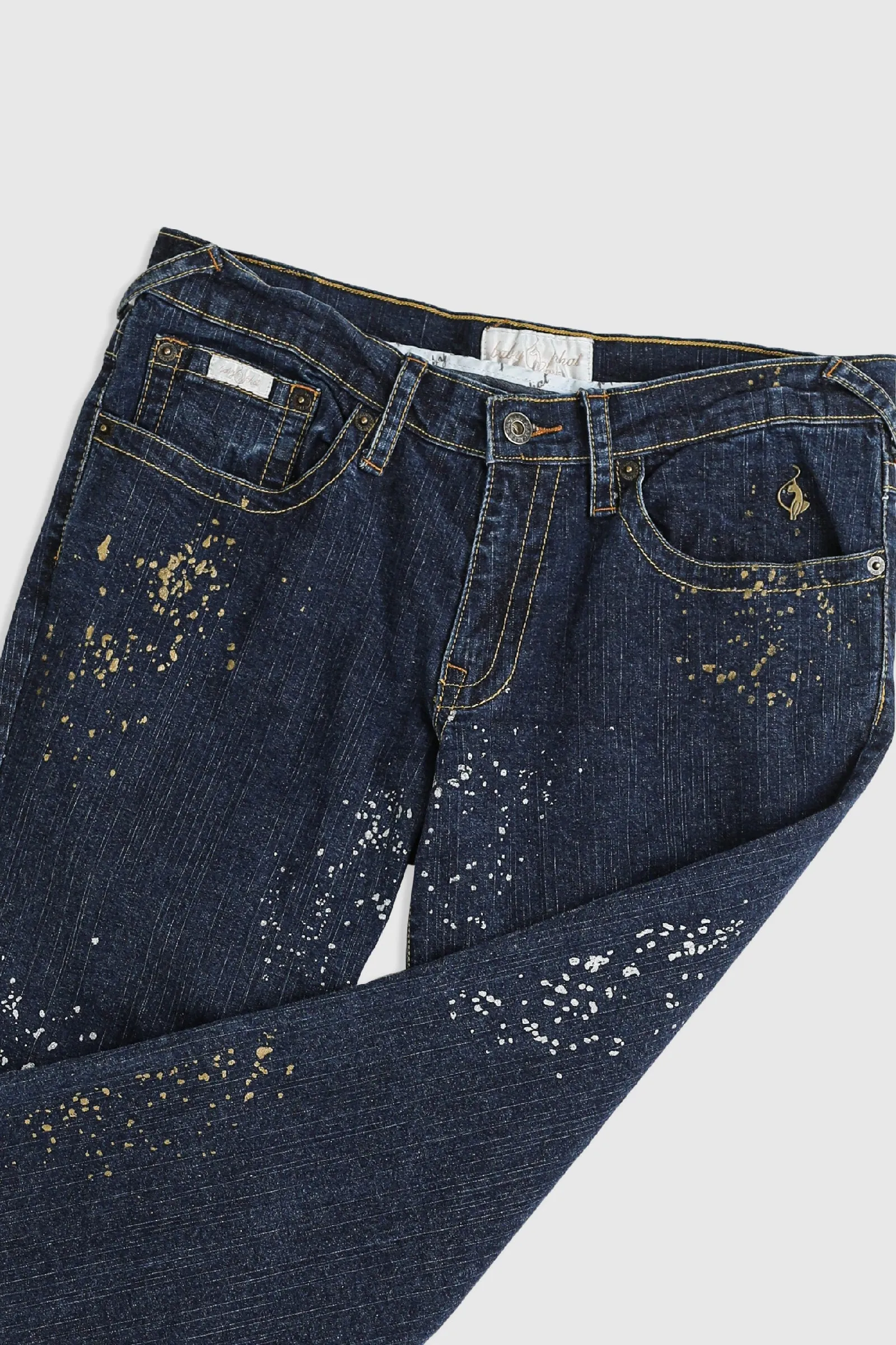 Deadstock Baby Phat Splatter Denim Pants