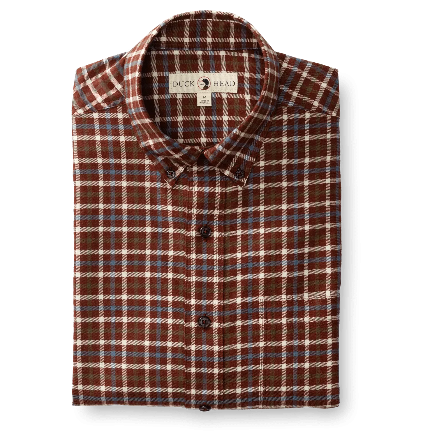 Duck Head Cotton Flannel Sport Shirt - Men's