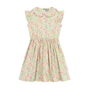 Juniper Button Front Dress Rose Garden