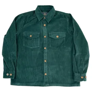 Portuguese Flannel Corduroy Overshirt - Green